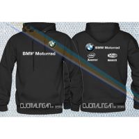 เสื้อกันหนาว มีฮู้ด ลายโลโก้ Bmw Motorrad Maglietta สไตล์สปอร์ต