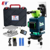 KaiTian Laser Level 3D 12 Lines Self-Leveling with 360 Rotary Base Lifting Platform and Magnet Bracket Green 3D Laser Line Level