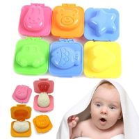 QTCF-6pcs/set Cartoon Sushi Maker Boiled Egg /rice Roll Mold Mac Kitchen Diy Chef Rice Ball Bento Mould Kitchen Accessories