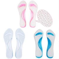 【jw】▣✔  Palmilhas Ortopédicas Gel de Silicone para Pé Liso Almofadas Apoio Mulheres Sapatos Salto Alto Inserções Sapatos Almofada De Massagem Transparente