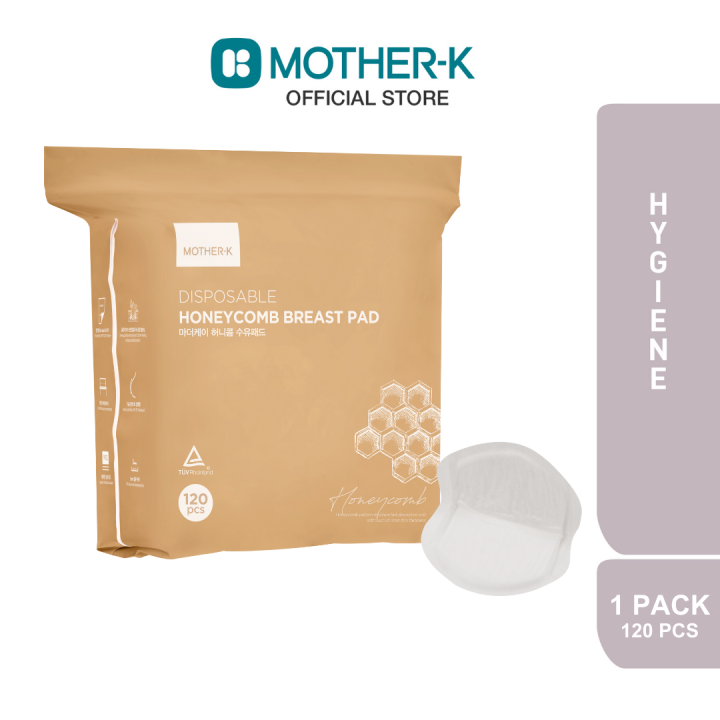 MOTHERK Disposable Breast Pad 120pcs Lazada