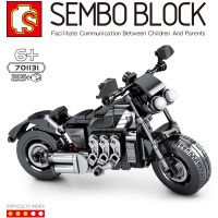 บล็อกตัวต่อมอเตอร์ไซค์ พร้อมฐาน SEMBO BLOCK 701131 จำนวน 215 ชิ้น