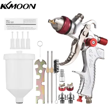 KKmoon LVLP 1.8mm Air Spray Kit 600cc Fluid Cup Gravity Feed Air Paint Sprayer  Mini Handheld 360-degree Paint Spraying for Car Furniture Surface Wall  Painting DIY Models 