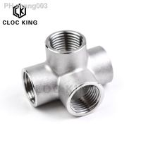 1/4 quot; 3/8 quot; 1/2 quot; 3/4 quot; 1 quot; 2 quot; Stainless Steel 304 Female BSP Thread Pipe Fitting 4 way Equal Cross Connector SS304 DN15 DN20 DN25