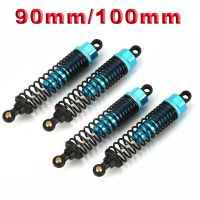 RC car 90mm 100mm Shock Absorber Metal Suspension Damper for 1/10 RC Car Off Road Traxxas HSP Redcat RC4WD Tamiya Axial Electrical Connectors