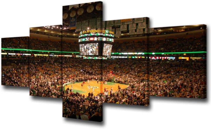 5-panel-basketball-boston-celtics-boston-td-banknorth-garden-arena-5-pieces-wall-art-poster-hd-print-no-framed-room-decor