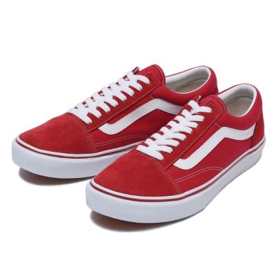 [HOT] ✅Original Van* Soft Sole Low Neck Thick Rubber Fashion Casual Sports Sneakers Wear Resistant School Shoes Skateboard Shoes Red