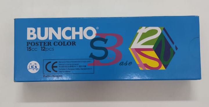 Buncho Poster Color (12 Color/Box)