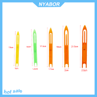 NYABOR 5pcs หนาตกปลาตาข่ายเข็มซ่อมสายพลาสติก shuttles mending weaving