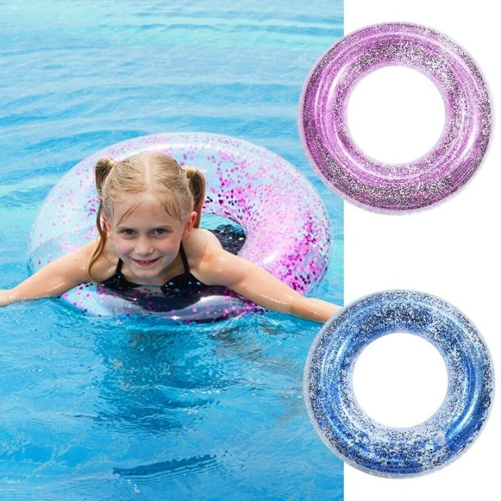 สระว่ายน้ำพองได้ใสพร้อมประกายระยิบระยับหลากสีสำหรับว่ายน้ำสำหรับเด็กสระว่ายน้ำของเล่นอุปกรณ์ตกแต่ง