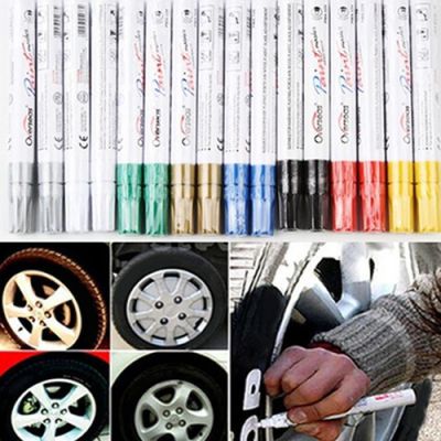 ✎ Waterproof Permanent Car Scratch Repair Pen Auto Touch Up Paint Pen Fill Remover Vehicle Tyre Paint Marker Clear Kit for Car Fix