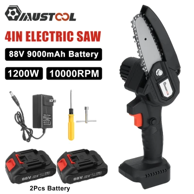 Mustool 4in 88V/288V เลื่อยไฟฟ้า1200W ไร้สายเข้าสู่ระบบด้วย1/2Pcs
แบตเตอรี่ตัดไม้เครื่องมือชุดอะแดปเตอร์ To Makita 18V แบตเตอรี่ Sterage กล่อง