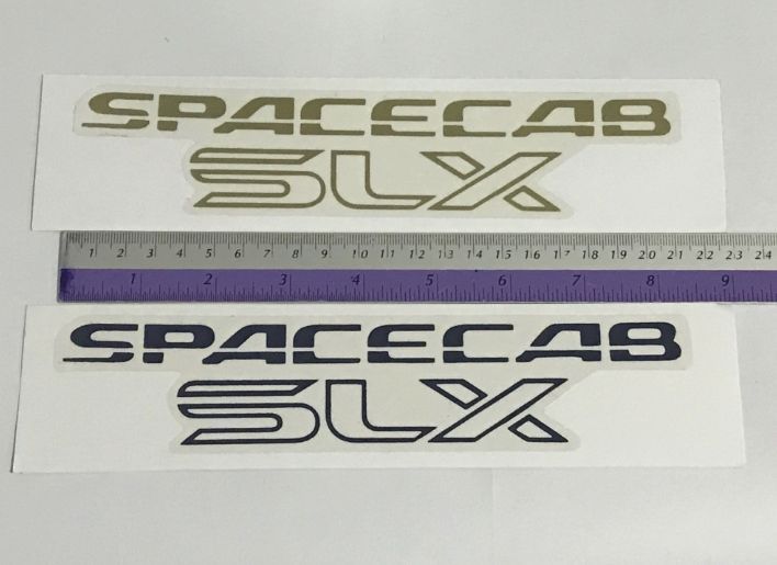 สติ๊กเกอร์แบบดั้งเดิม-ติดฝาท้าย-isuzu-tfr-คำว่า-spacecab-slx-sticker-ติดรถ-แต่งรถ-อีซูซุ-สติกเกอ-สติกเกอร์