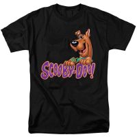 Cartoon network Scooby-Doo mens 100% cotton round neck short -sleeved T-shirt