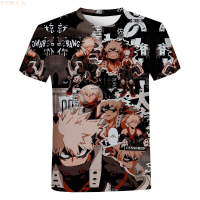 Academia (สต็อกเพียงพอ) My 3D Hero Print T-shirt Anime Harajuku Streetwear Oversized T Shirt Men Women Hip Hop Fashion Casual Cool Tee Topsคุณภาพสูง size:S-5XL