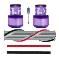 ชุดอะไหล่สำหรับเครื่องดูดฝุ่นไร้สาย V11 Dyson แปรงลูกกลิ้งผ้ากำมะหยี่นุ่มซักได้ Hepa หลังกรองได้อุปกรณ์เสริมเครื่องดูดฝุ่น