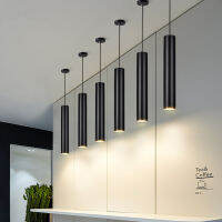 Dimmable led Pendant Lamp Long Tube lamp Kitchen Island Dining Room Shop Bar Decoration Cylinder Pendant Light Kitchen Lamp