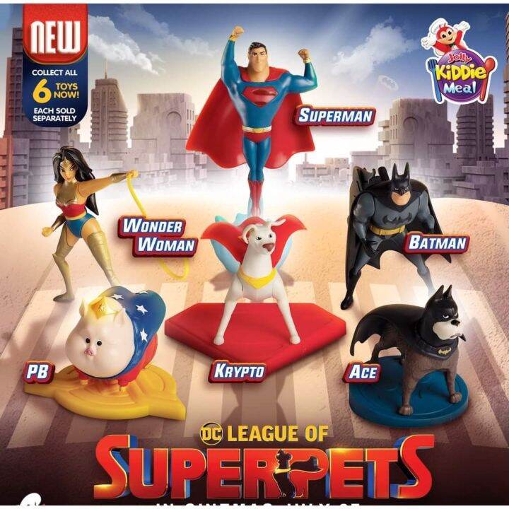 Jollibee Kiddie Meal DC Super Pets Toys INDIVIDUAL | Lazada PH