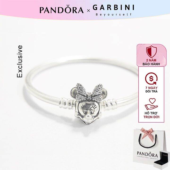 Vòng tay Pandora Mickey sẽ giúp cho bạn thêm phần dễ thương và đáng yêu trong khích lệ làm việc. Một chiếc vòng tay xinh xắn với hình Mickey thân quen và độc đáo sẽ giúp bạn tự tin hơn trong mỗi bước đi.