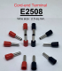 E2508 หางปลาเข็ม ขนาด 2.50 ตร.มม. ทองแดง/ทองเหลือง (Cord End terminal Size : 2.50 sq.mm. Copper/Brass)