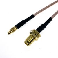 RG316 SMA female Bulkhead to MMCX MALE 50 Ohm RF Coax Extension Cable Pigtail Coaxial