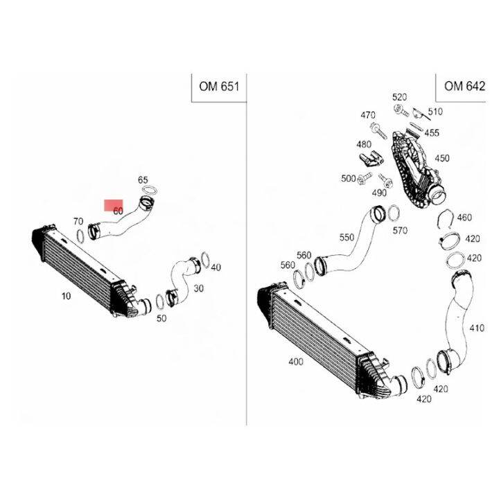 a2045286482-2045286482-car-essories-tubocharger-air-hose-for-mercedes-benz-c-class-w204-200cdi-220cdi-booster-intake-hose