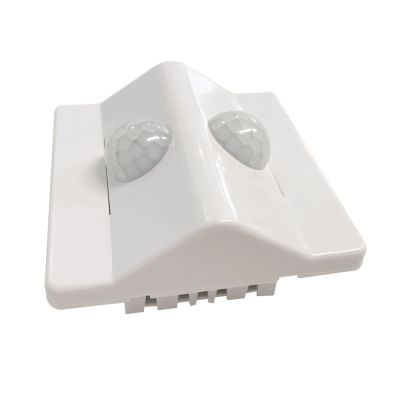 ✢┇ Double Head PIR Motion Sensor Switch AC85-265V Human Body Induction Sensor Light Control Detector Adjustable Delay Sensor Switch