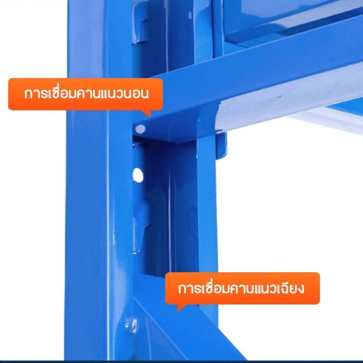 ชั้นวางสินค้าอเนกประสงค์-สูง4ชั้น-รับน้ำหนัก100-500kg-ชั้นวางของ-ชั้นสต๊อก-ชั้นเก็บสินค้า-โกดังสินค้า