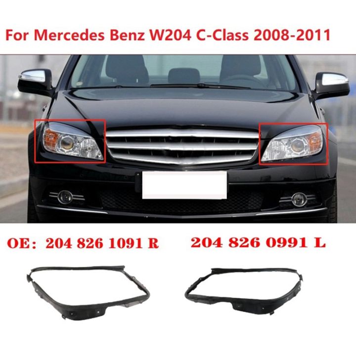 1pair-car-headlight-trims-sealing-cover-2048260991-2048261091-for-mercedes-benz-w204-c-class-2008-2011-car-styling-spare-parts