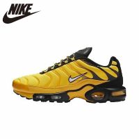 New HOT 【Original】 ΝΙΚΕ Ar* Max- Pluss- T- N- Frequency Pack Yellow Black Breathable Men Running Shoes Comfortable Lightweight Sports Shoes {Free Shipping} {Free Shipping}