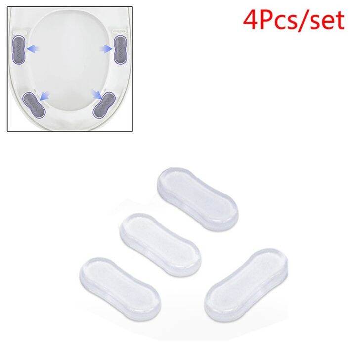 Buffers Spacers Toilet Seat Bumper Bathroom 45*20*5mm Durable Silicone Lazada
