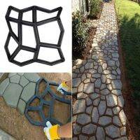 Schimmel Thuis Tuin Vloer Road Beton ก้าว Oprit Steen Path Mold Patio Maker Zwart แม่พิมพ์ซีเมนต์พลาสติก