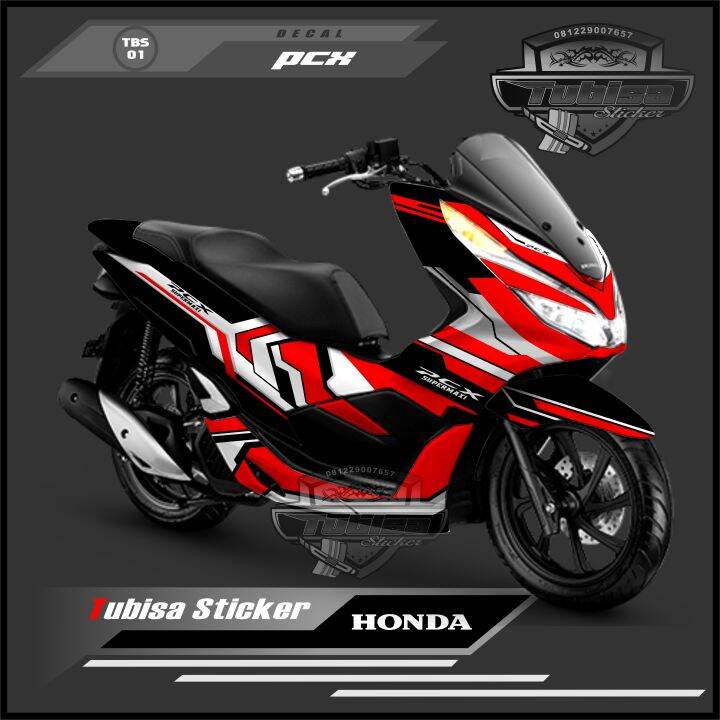 Sticker Decal PCX Full Body - Sticker Variasi PCX Full Body. TBS 001