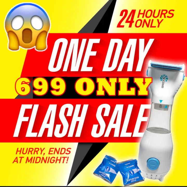 Original Comb electric head lice vacuum kuto and lisa remover hair comb