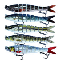 1014ซม. Sinking Wobblers เหยื่อตกปลา Jointed Crankbait Swimbait 8 Segment Hard เหยื่อประดิษฐ์สำหรับตกปลา Tackle Lure