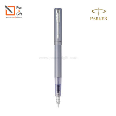Parker Vector XL Fountain pen - ปากกาหมึกซึม ป๊ากเกอร์ เว็กเตอร์ เอ็กซ์แอล ของแท้100%  มี 5 สี สี Black, Silver-blue, Teal, Green, Lilac