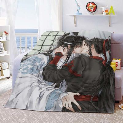 （in stock）Moh Dao Zu Shi/Founder of diabetes Throwing blankets Soft and cute pictures Blanket sofa bed camping（Can send pictures for customization）