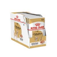 ส่งฟรีทุกรายการ ◊[ยกกล่อง 12 ซอง] Royal canin Chihuahua อาหารเปียก สุนัขโต พันธุ์ชิวาวา อายุ 8 เดือนขึ้นไป 85 กรัม