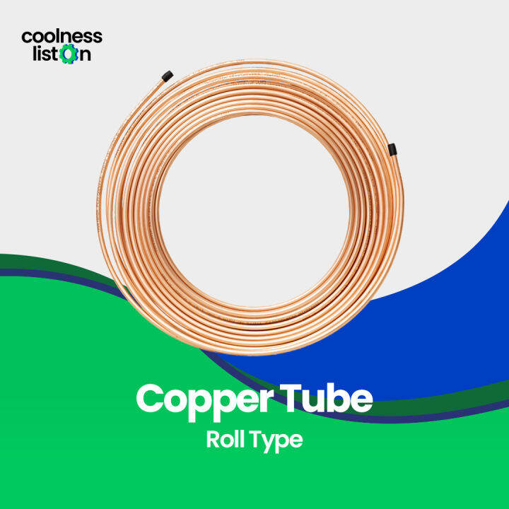 Transair Copper Tube 1/2 x 0.022 soft drawn 15 meters per roll Lazada PH