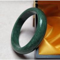 Braccialetto Di Giada Intagliato A Mano Verde Scuro Naturale Gioielli Boutique Di Moda Regalo Bangle Da Uomo E Da Donna