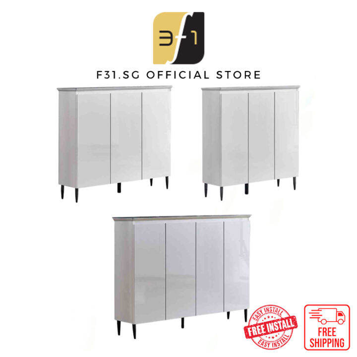 Amias Off White And Grey Glass Top Shoe Lazada Singapore