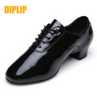 DIPLIP คนใหม่ของรองเท้าเต้นรำละตินห้องเต้นรำที่ทันสมัยแทงโก้เด็กผู้ชายรองเท้าเต้นรำมาตรฐานแห่งชาติ25-45หลา