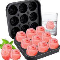 hot【cw】 Molds 1.3 Inch Small Trays Make 9 Ice Silicone Rubber Fun Big Maker