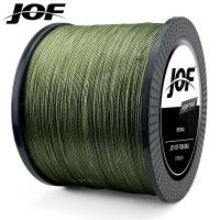 JOF X4 PE Line 4 Strands 1000M 500M 300M Multifilament Braided Fishing Line Ocean Fishing Super Strong Lines 10LB - 120LB