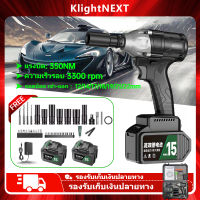 บล็อกแบต 21V 330nm ประแจไฟฟ้า แบต Li-ion 1 2ก้อน บล็อกไฟฟ้า บล็อคไร้สาย แถมแบต TZ-880 High Torque Cordless Brushless Chuck 3-in-1 Impact Wrench Drive Electric Drill Impact Wrench with Battery Tools