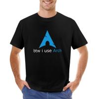 Btw I Use Arch T-Shirt Funny T Shirt Sports Fan T-Shirts Quick Drying T-Shirt T Shirts For Men Cotton