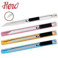 Hero มีดคัตเตอร์ใบเฉียง (Cutter) 1 กระปุก