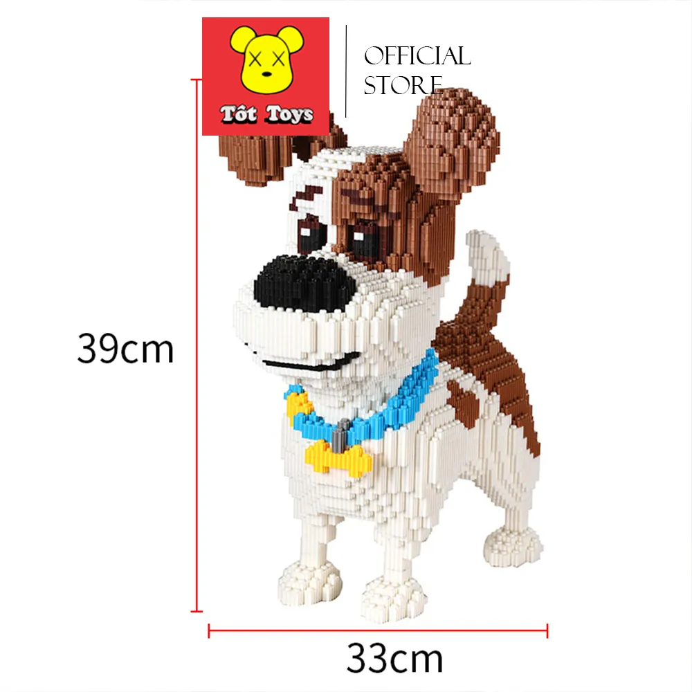 LOẠI XỊN] Mô hình đồ chơi lắp ráp lego chó husky babu 39cm BẢN ĐẸP ...