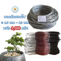 ถูกที่สุด ลวดดัดบอนไซ 1,000 กรัม(1กิโลกรัม) ⌀1mm-6mm เหนียว ยืดหยุ่น ไม่เป็นสนิม ลวดอลูมิเนียม คุณภาพดี Bonsai Wire alicdolly