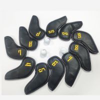 ▥ Golf club cover iron cover PU cover iron cover leather cover 11pcs/set new